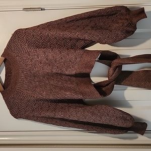 Crop Open Back Sweater - size Medium